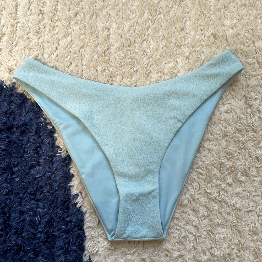 NWT Madewell Mid-Rise Bikini Bottom in Blue Heron - Picture 5 of 9